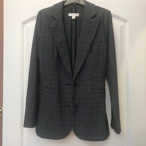 Treasure & bond two buttons plaid blazer
